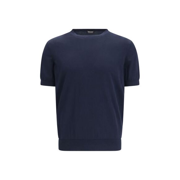 Zegna Men Short-Sleeved Knit T-Shirt